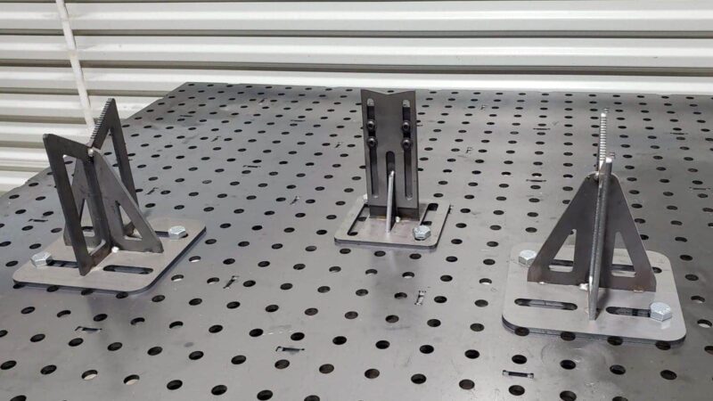 Table Top Axle Stand Set Welding Table Axle Stand for Fab Tables