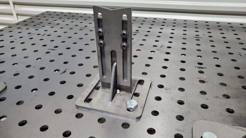 Weld Table Pinion Holder Welding Table Axle Stand for Fab Tables