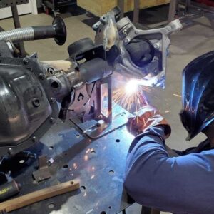 Welding on Axle Stands Welding Table Axle Stand for Fab Tables