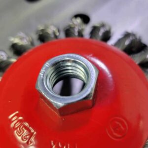 Beveled Twisted Knot Wire Wheel 5in