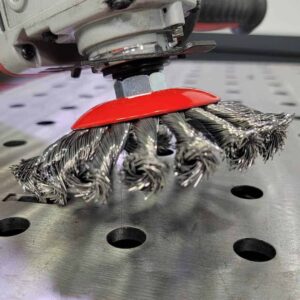 Beveled Twisted Knot Wire Wheel 5in