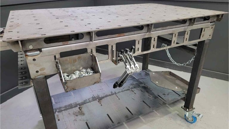 30" x 48" Welding Table Super Slot Tool Holder