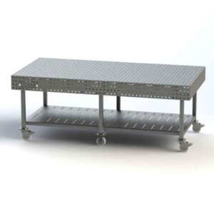 WELD TABLE W LOWER SHELF - 50 x 100 Welding Table Base Shelf - 50" X 100"