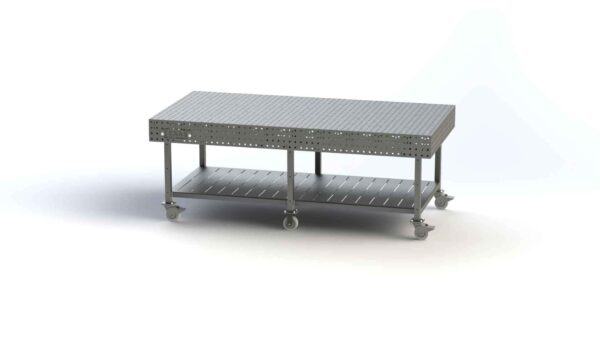 WELD TABLE W LOWER SHELF - 50 x 100 Welding Table Base Shelf - 50" X 100"