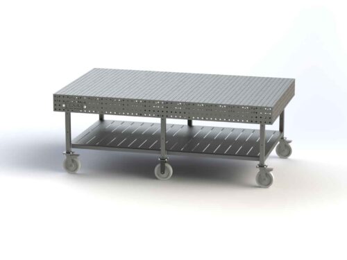 Welding Table Base Shelf - 60" x 100