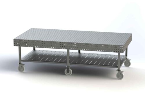Welding Table Base Shelf - 60" x 120