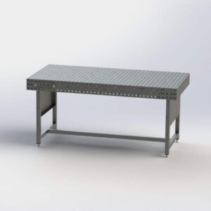 40 x 80 WELD TABLE W LEVELERS - SUPER SLOT PANEL Weld Table Super Slot Panel - 40" Table Width