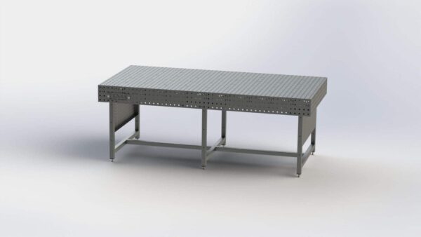 50 x100 WELD TABLE W LEVELERS - SUPER SLOT PANEL Weld Table Super Slot Panel - 50" Table Width