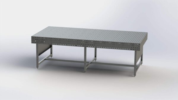 60 x 120 WELD TABLE W LEVELERS - SUPER SLOT PANEL Weld Table Super Slot Panel - 60" Table Width
