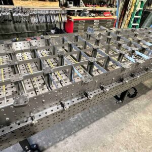 40x140 Assembled Kit_3 Welding Table – 40″ x 140″ Fully Fabricated Weld Tables
