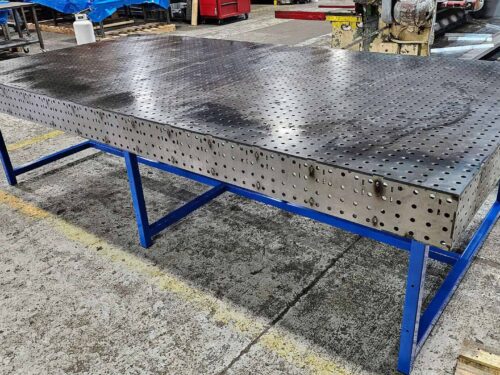 70in x 140in Welding Table 1 Welding Table – 70″ x 140″ Fully Fabricated Weld Tables
