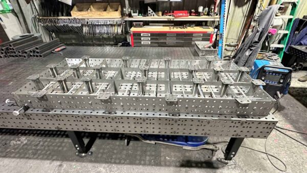 30x80 Assembled Kit_2 Welding Table – 30″ x 80″ Fully Fabricated Weld Tables