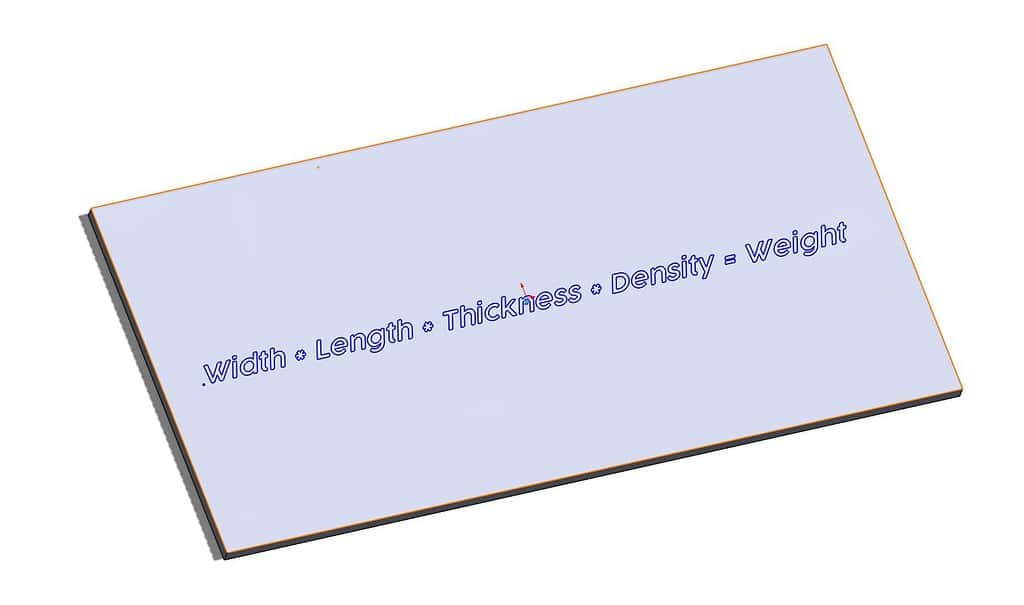 Calculate the Weight of a Steel Plate