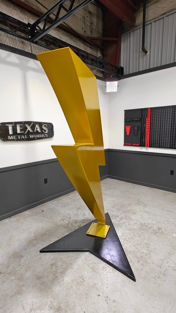 Comic Bolt - Steel Art Sculpture