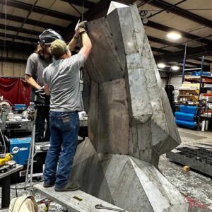 Oscar - Giant Steel Moai 3 Oscar - The Giant Steel Moai Head