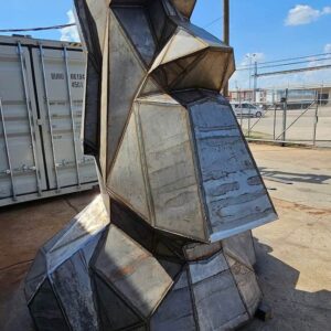 Oscar - Giant Steel Moai 6 Oscar - The Giant Steel Moai Head