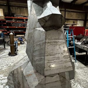 Oscar - Giant Steel Moai 7 Oscar - The Giant Steel Moai Head