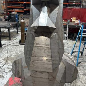 Oscar - Giant Steel Moai 8 Oscar - The Giant Steel Moai Head