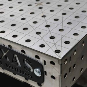 Stainless welding table diagonal