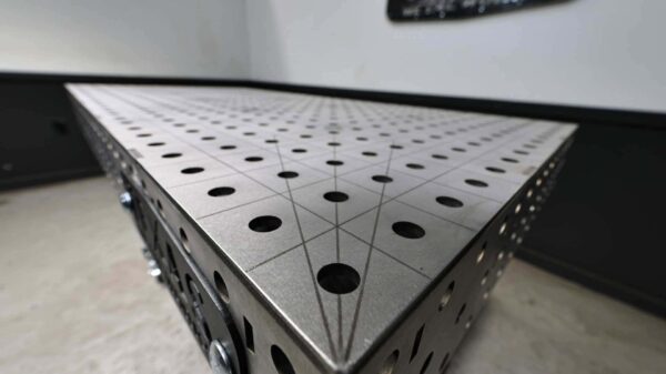 Stainless welding table wide diagonal