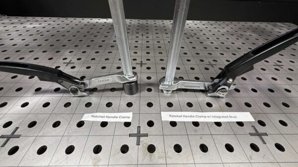 Ratchet Handle Clamp w/ Integrated Stud