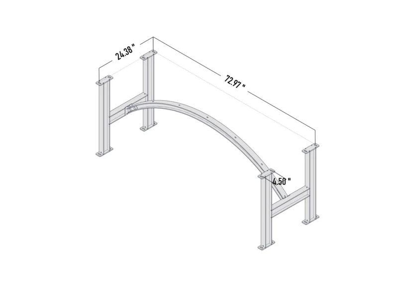 DIY Arched Beam Table Base - ARCHE - Image 6