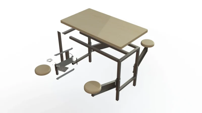 DIY Compact Swivel Seat Table - SWIVEX - Image 5